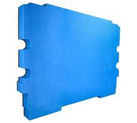 vhbw inserto compatibile con Makita MakPac 2, 1 cassette degli attrezzi - schiuma rigida, blu, 30mm