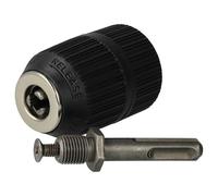 vhbw mandrino a cambio rapido compatibile con Hikoki FDV16VB2, DV22VW4Z, DV20VDW4Z, DV20VB2WUZ avvitatori a batteria, trapani nero