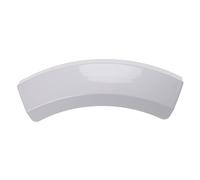 vhbw maniglia per porta/sportello compatibile con Bosch Logixx 7 Sensitive WTS86511NL, WTS86511SN, WTS86581NL, WTS86501EE, WTS86501FG asciugatrice - 240 x 71 x 25 mm - curvo