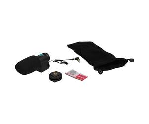 vhbw microfono stereo compatibile con Pentax K-3, Q-S1, K-7, K-50, Q7, Q10, K-S2 fotocamera - Microfono esterno