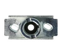 vhbw Mozzo portalame Compatibile con Brast BRB-RM 18141eco, BRB-RM 18196, BRB-RM 18140-B&S, BRB-RM 18141 Tosaerba - 10 x 5 x 4,5 cm Argento