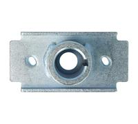 vhbw Mozzo portalame compatibile con Hecht tosaerba - 10 x 5 x 3,6 cm, argento