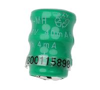vhbw NiMH Batteria a bottone di ricambio 2 pin tipo V40H 40mAh 3,6V compatibile con batterie compatibile con modellismo, luci solari ecc.