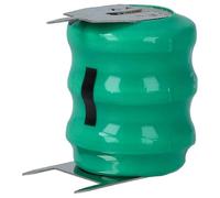vhbw NiMH Batteria a bottone di ricambio 3 pin tipo 3/V80H 80mAh 3,6V adatta a batterie per modellismo, luci solari ecc.