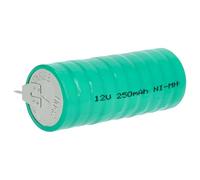 vhbw NiMH Batteria a bottone di ricambio tipo V250H 250mAh 12V compatibile con batterie compatibile con modellismo, luci solari ecc.