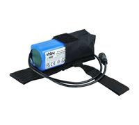 vhbw pacco batteria per faretti, fanalini per biciclette (6Ah, 8,4V, Li-Ion)