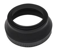 vhbw paraluce compatibile con Panasonic Lumix G 14mm f/2.5 ASPH, 20mm f/1.7 ASPH - grandangolare, nero opaco, gomma, rotondo