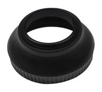 vhbw Paraluce per 37 mm obiettivo, grandangolo nero, gomma, rotondo, 6 cm