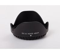 vhbw Paraluce per 49 mm obiettivo nero, plastica, tulipano, 7,2 cm