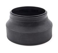 vhbw Paraluce per 77 mm obiettivo nero, gomma, rotondo