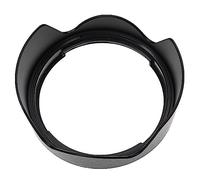 vhbw paraluce sostituisce Canon EW-78F per obiettivi da 93mm - nero opaco, plastica, tulipano