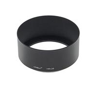 vhbw paraluce sostituisce Nikon HN-28 per obiettivi - nero opaco, metallo, rotondo, 4,3 cm
