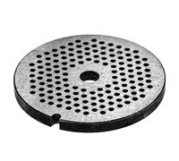 vhbw piastra forata 32 per tritacarne - diametro fori 4mm, foro centrale 13,4mm, acciaio
