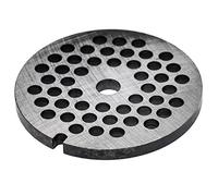 vhbw piastra forata 32 per tritacarne - diametro fori 8mm, foro centrale 13,4mm, acciaio