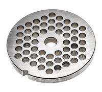 vhbw piastra forata 32 per tritacarne - diametro fori 8mm, foro centrale 13,4mm, acciaio inox