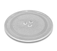 vhbw piatto compatibile con Silvercrest SMW 800 E1, SMW 800 F1 forni a microonde - Piatto girevole con attacco a Y, 24,5 cm, vetro