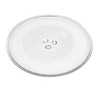 vhbw piatto compatibile con Tarrington House MWD8820G forni a microonde - Piatto girevole con attacco a Y, 25,5 cm, vetro trasparente
