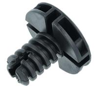 vhbw Piedino regolabile compatibile con AEG T8DE96685, T8DE95EW, T8DE95CS, T8DEA856, T8DEA68S asciugatrice - piede di supporto 3,5 cm, nero