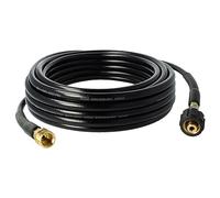 vhbw prolunga tubo flessibile da 10 m compatibile con Kärcher K 2.40 MD PL, K 2.75 plus idropulitrice con attacco filettato M22 x 1,5, nero