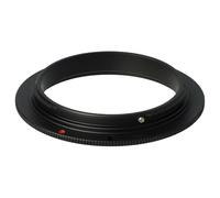 vhbw Retro adattatore di 55 mm compatibile con Canon EOS 1000D, 1, 100D, 1200D, 1100D, 10D fotocamera - anello di inversione per obiettivo