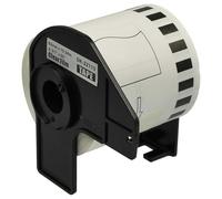 vhbw rotolo etichette con supporto 62mm x 15,24m compatibile con Brother P-Touch QL 810 Wc, QL 820 NW etichettatrice - autoadesivo