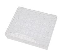 vhbw scatola compatibile con Brother BC2100, BC1000, 990D Innov-is, BC2100WT bobine per macchine da cucire - incl. rocchetti, plastica