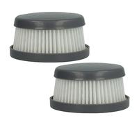 vhbw set da 2x filtro a pieghe piatte compatibile con Black & Decker ORB-IT ORB48, ORB72 aspirapolvere - Cartuccia filtrante