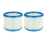 vhbw set da 2x filtro a pieghe piatte compatibile con Hitachi Hikoki Harmonica RP250YDL, RP300YDL aspiratore umido/secco - cartuccia filtrante