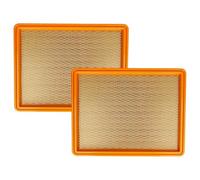 vhbw set da 2x filtro compatibile con Kärcher NT 551 Eco, NT 551 Eco M, NT 501 aspirapolvere - Filtro principale a lamelle