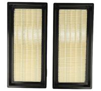 vhbw set da 2x filtro compatibile con Nilfisk Alto Attix 30-01, 30-0H PC, 30-11 PC, 30-21 PC, 30-21 XC aspirapolvere - Filtro principale
