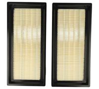 vhbw set da 2x filtro compatibile con Nilfisk Alto Attix 40-21 XC, 50-01 PC, 50-0H PC, 50-21 XC, 50-21-PC aspirapolvere - Filtro principale