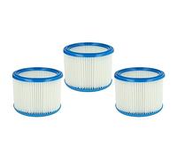 vhbw set da 3x filtro a pieghe piatte compatibile con Mirka 1025 L PC, 915 L PC aspirapolvere - Cartuccia filtrante
