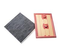 vhbw set di 2 filtri sostituisce Mahle LX3525 per auto - 1x filtro dell'aria, 1x filtro ai carboni attivi