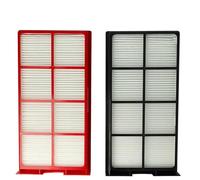 vhbw set di 2x filtri compatibile con Zehnder ComfoD 250, 225, 200 sistema di ventilazione - Filtri G4 / F7, 29 x 15 x 5 cm, bianco/rosso/nero