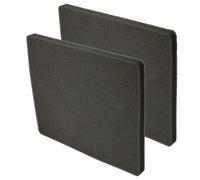 vhbw set di 2x filtro sostituisce Electrolux 1180215012 per aspirapolvere - Filtro aria di scarico (in spugna), nero