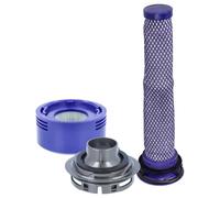 vhbw Set di 3 accessori compatibile con Dyson V6 Mortorhead, V6 Animal Pro | per V6 Total aspirapolvere - filtro HEPA, pre-filtro, copertura del motore