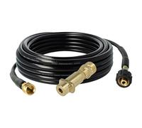 vhbw Set di accessori da 2 pz. compatibile con Kärcher K 2, 7, 4, 6, 5, 3 idropulitrice - adattatore, tubo di prolunga