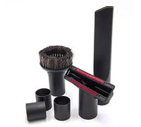 vhbw Set di bocchette da 6 pzz. per Diversi aspirapolvere - 32 mm / 35 mm Nero