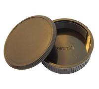 vhbw set di copriobiettivi compatibile con Chiyoko fotocamera - Tappo posteriore e per corpo macchina, nero