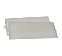 vhbw Set di filtri Compatibile con Zehnder ComfoAir E300, E350, E400 Sistema di Ventilazione - Filtri G4 / F7 (2 pzz.), 50 x 16 x 2 cm, Bianco
