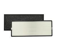 vhbw set di filtri H11 compatibile con Rowenta Intense Pure Air XL Connect PU6080 purificatore d'aria - filtro ai carboni attivi, filtro HEPA