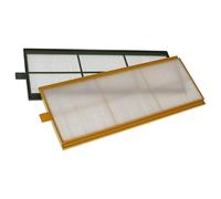 vhbw Set di filtri sostituisce Zehnder 400100085 per Sistema di Ventilazione - Filtri G4 / F7 (2 pzz.), 50 x 16 x 1 cm, Bianco/Giallo/Verde
