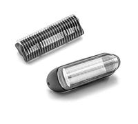 vhbw Set pezzi di ricambio lamine compatibile con Braun MG5050, 5730 Old Spice Multigroome rasoio elettrico, lamina + blocco lame, colore nero/argento