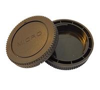 vhbw Set tappi per obiettivi compatibile con Panasonic Lumix DMC-G1, G2, G3, GH1, GH2, GH3, GH4, GF1, GF2, GF3, GX1 - Sostituisce Panasonic DMW-BDC1