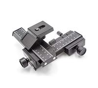 vhbw Slitta Micrometrica a Croce Slitta a 4 Direzioni compatibile con Fotocamera, SLR, System-camera