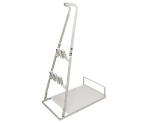 vhbw supporto verticale, stander compatibile con Rowenta X-Force Flex 12.60 Animal RH98A8 aspirapolvere senza fili - bianco