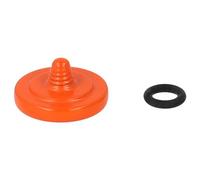 vhbw tasto di scatto compatibile con Leica M1, M2, M3, M6, M7, M8, M9, M9-P, M-A, M-E fotocamera - Pulsante ergonomico, metallo, arancione