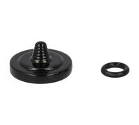 vhbw tasto di scatto compatibile con Leica M8, M6, M9, M9-P, M3, M7, M2, M1, M-A, M-E fotocamera - Pulsante ergonomico, metallo, nero