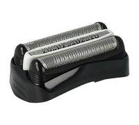 vhbw testina di rasoio compatibile con Braun vecchia generazione 300, 310, 320, 330, 340, 350, 350cc, 360, 370, 370cc, 380, 390cc, 395cc - nero