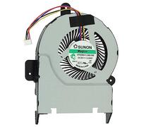 vhbw ventola per CPU/GPU compatibile con Asus X55u, K55X, X55A, X55C, X55, K55, K55A, K55V, K55VD notebook, laptop, con spina a 4 pin